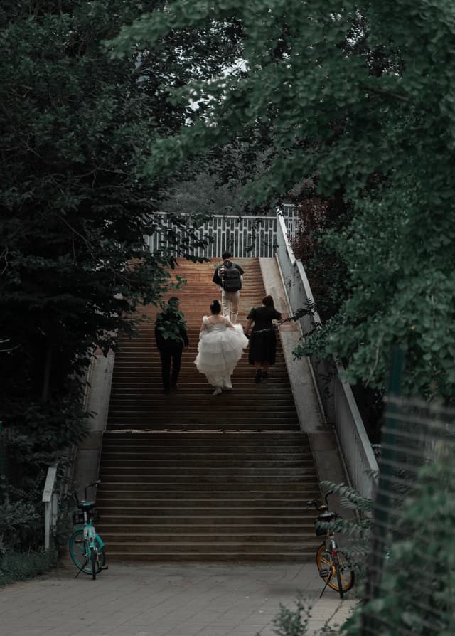 朝阳，四元桥，新娘