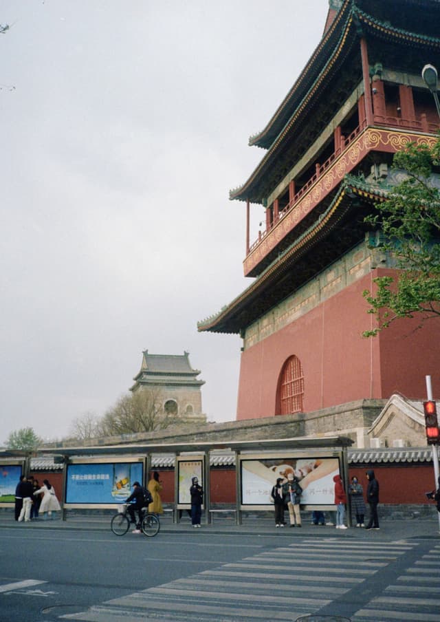 东城，鼓楼西大街，钟鼓楼