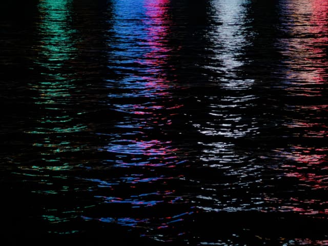 油尖旺，海滨长廊，五光十色