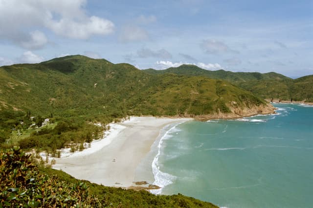 西贡，浪茄湾，大海