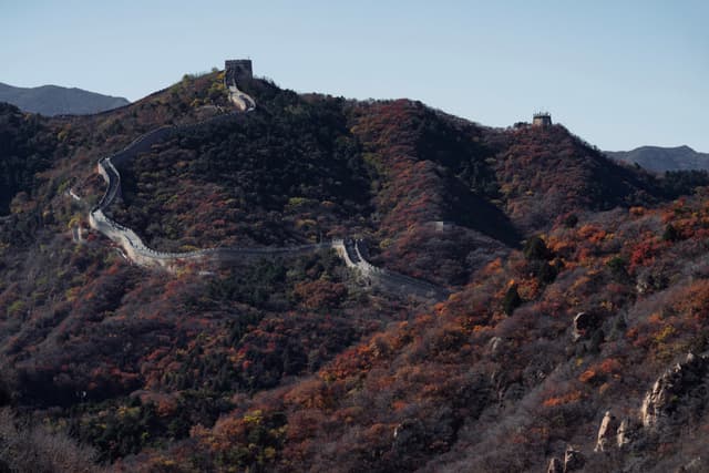 延庆，八达岭长城，斑斓