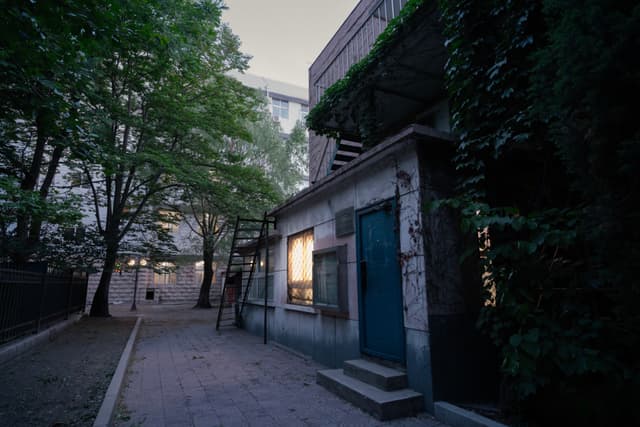 朝阳，健翔桥，发光小屋